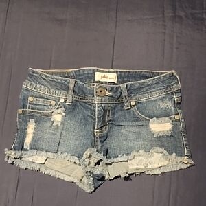 Blue Distressed  By "Jake" Shorts
